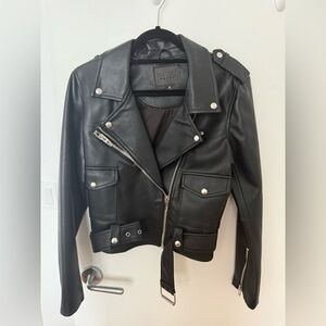 NEW Blank NYC Vegan Leather Jacket - size M